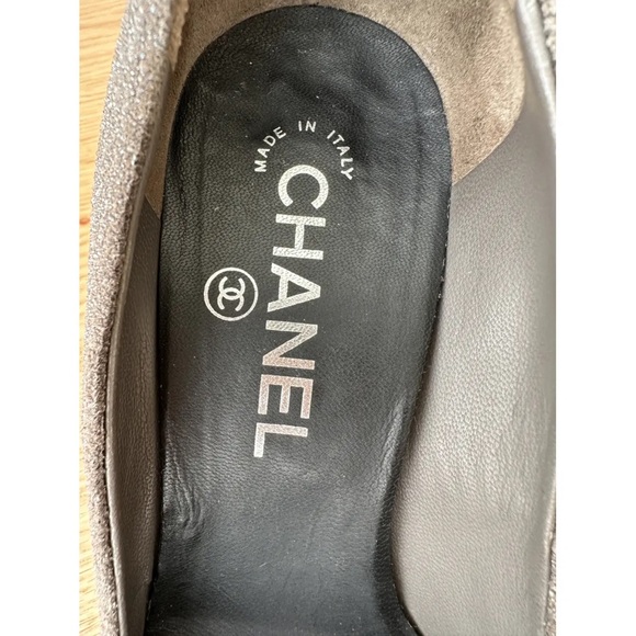 Chanel Escarpins glitter heels Pumps Brown size 7.5 NWT in box - Picture 2 of 10